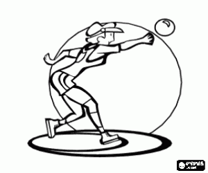 Спортсмен раскраски Спортсмен раскраски